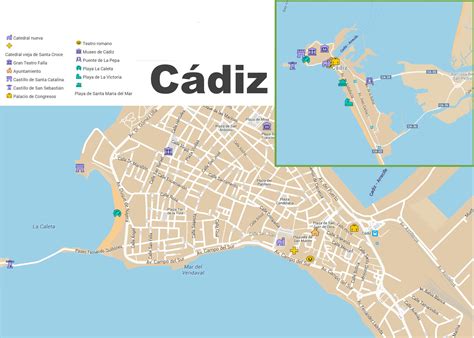 google map cadiz city|Cadiz Attractions Map .